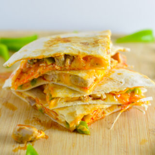 Buffalo Chicken Quesadillas