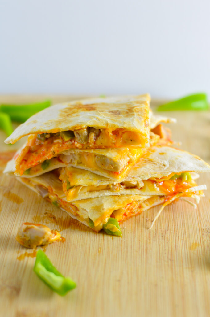 Buffalo Chicken Quesadillas