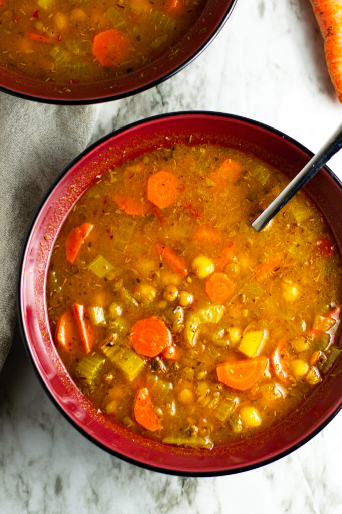 Chickpea and Lentil Soup