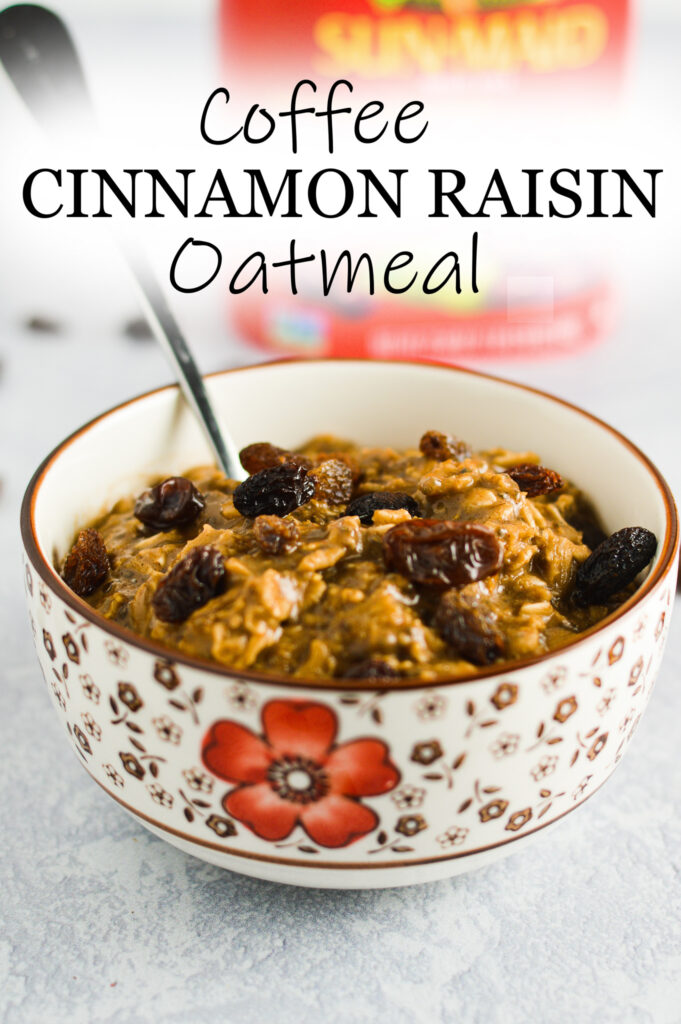 Coffee Cinnamon Raisin Oatmeal