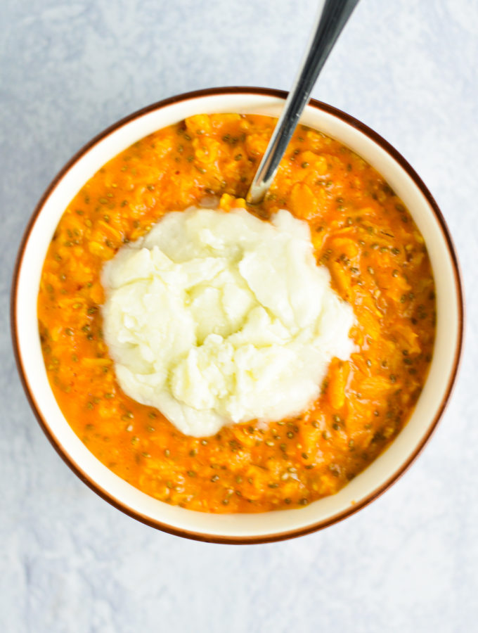 Easy Carrot Cake Oatmeal