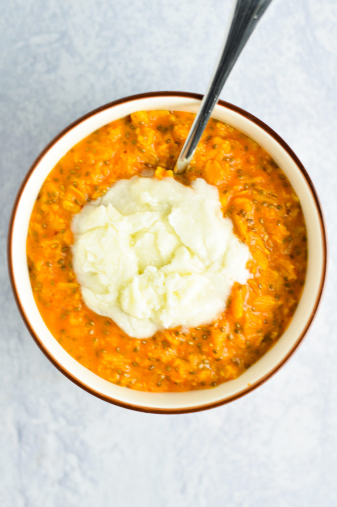 Easy Carrot Cake Oatmeal