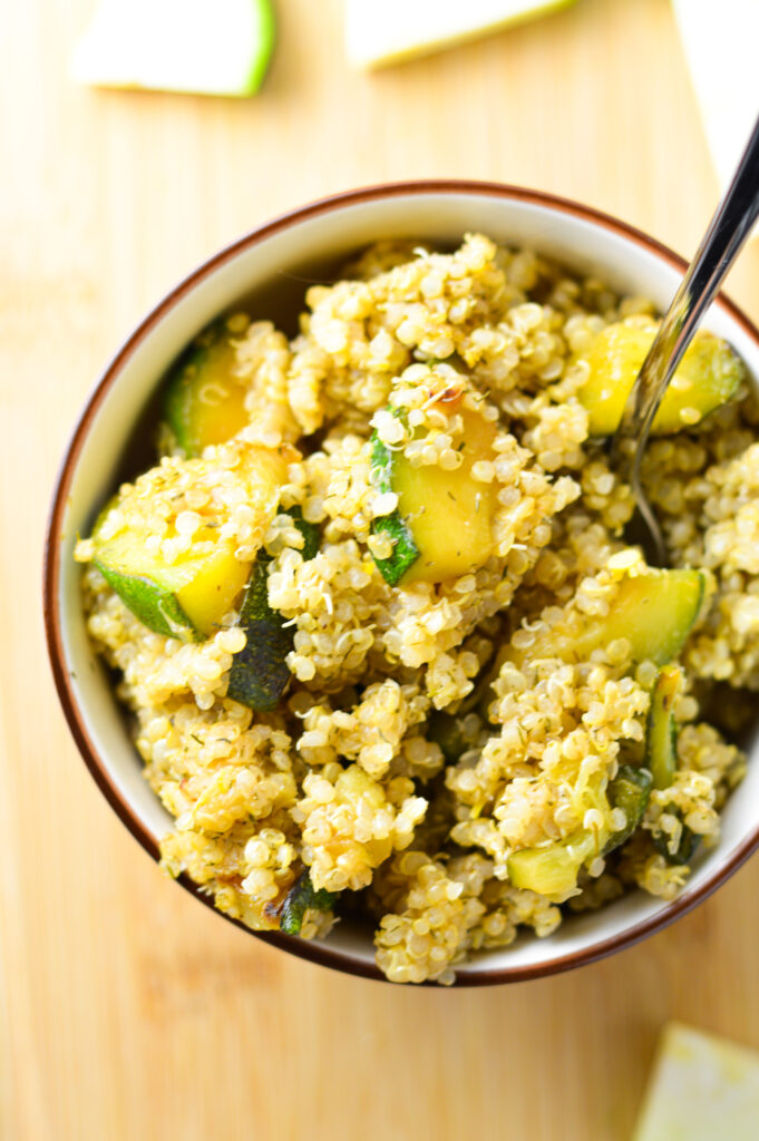 Summer Squash and Lemon Quinoa