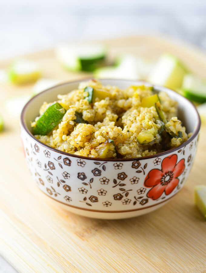 Summer Squash and Lemon Quinoa