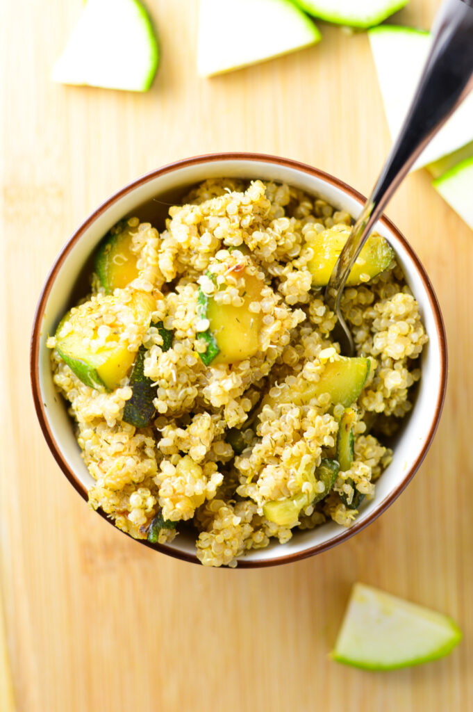 Summer Squash and Lemon Quinoa