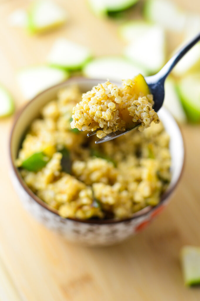 Summer Squash and Lemon Quinoa