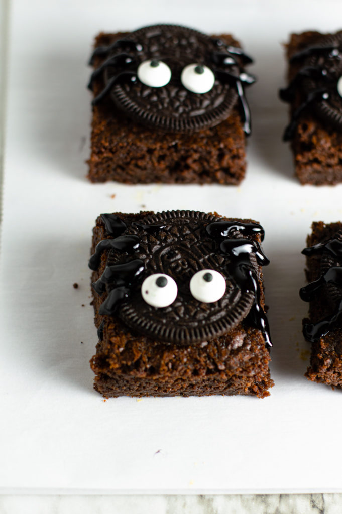 Nutella Spider Brownies