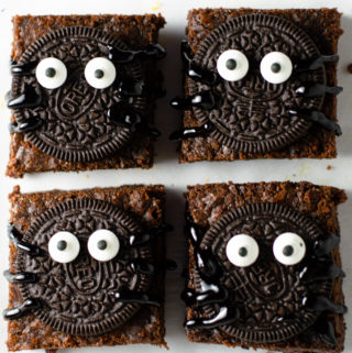 Nutella Spider Brownies