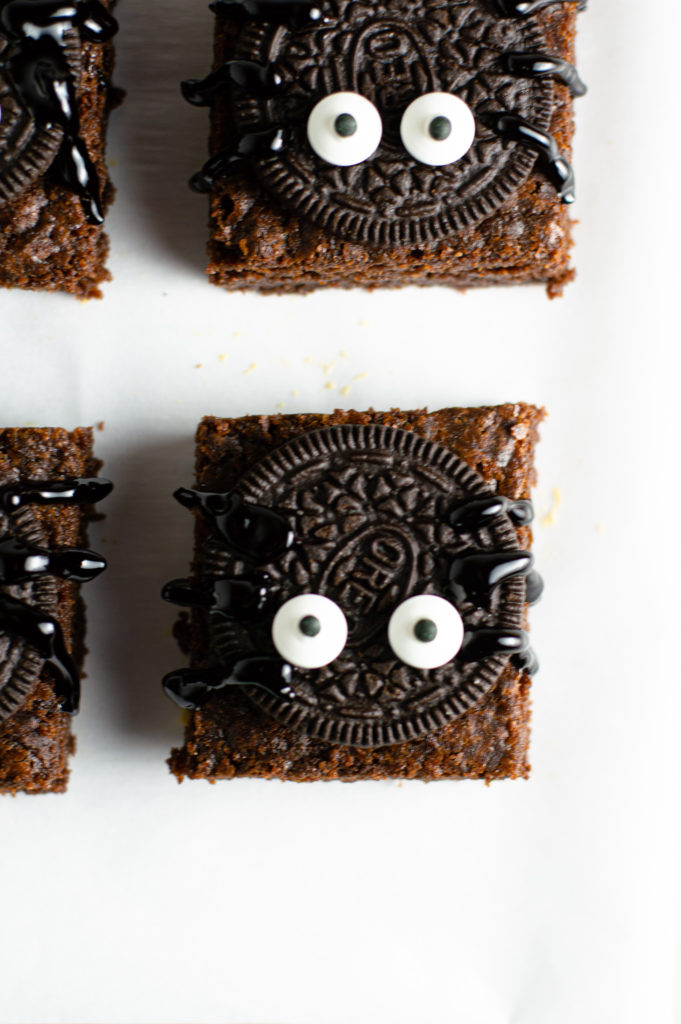 Nutella Spider Brownies