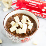 Peppermint Chunk Brownie Oatmeal