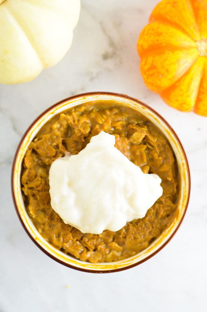 Pumpkin Spice Latte Oatmeal