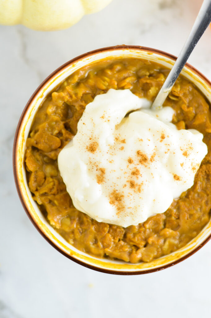 Pumpkin Spice Latte Oatmeal