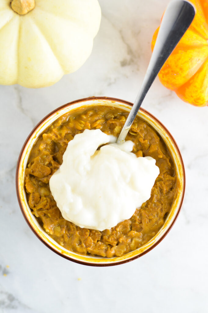 Pumpkin Spice Latte Oatmeal