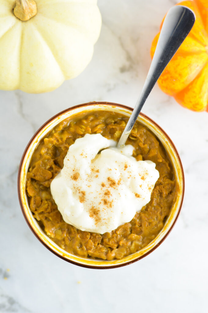 Pumpkin Spice Latte Oatmeal