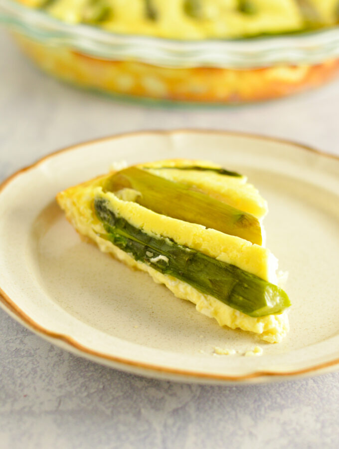 Asparagus and Feta Quiche