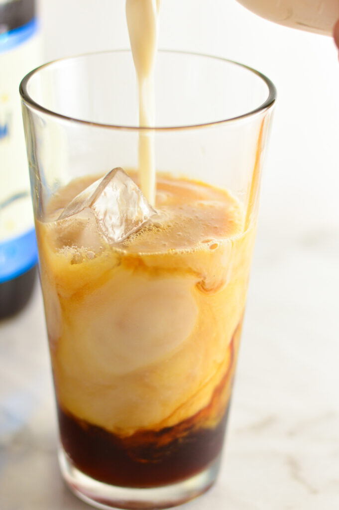 Iced Maple Cold Brew Latte