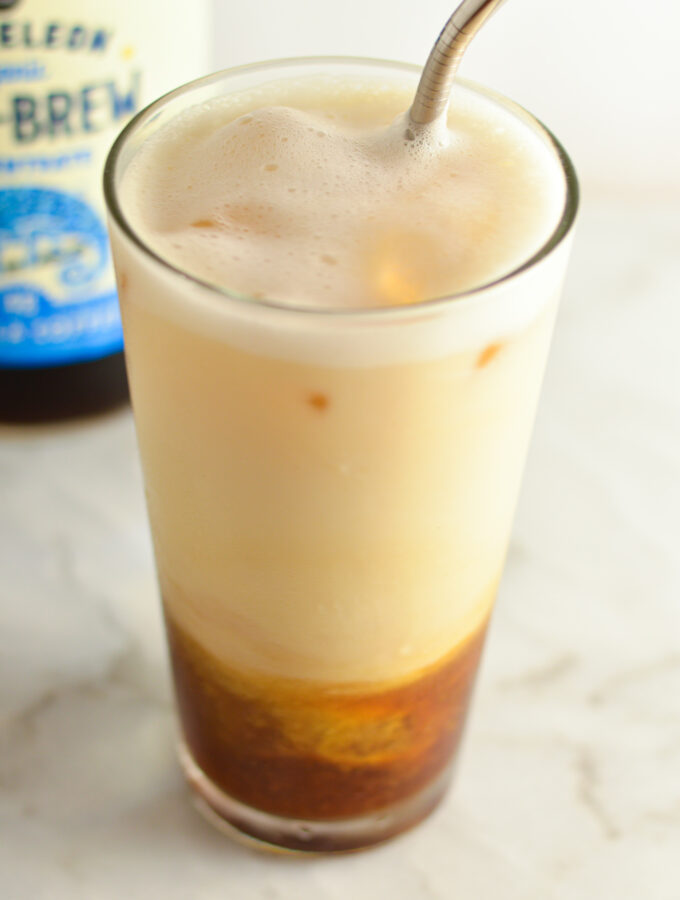 Iced Maple Cold Brew Latte