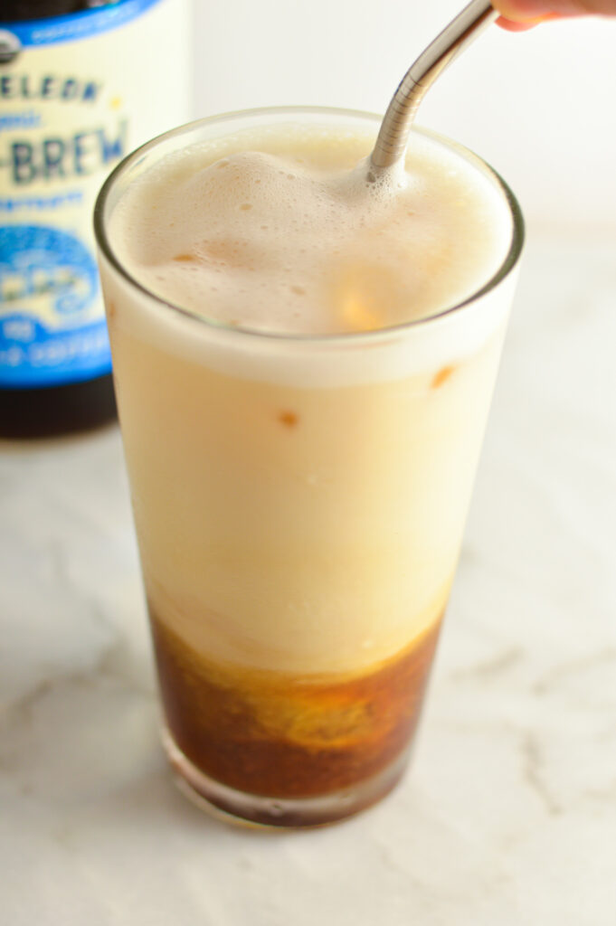 Iced Maple Cold Brew Latte