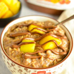 Mango Nutella Oatmeal