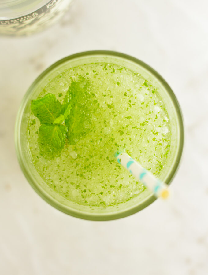 Mint Margarita Slushie