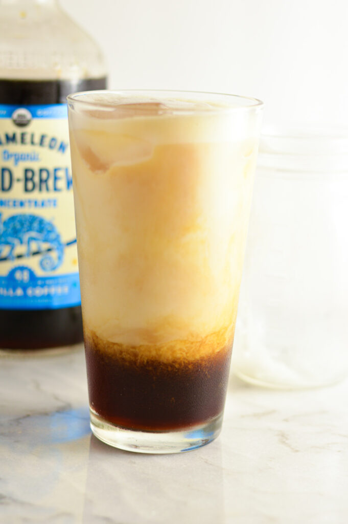 Iced Maple Cold Brew Latte