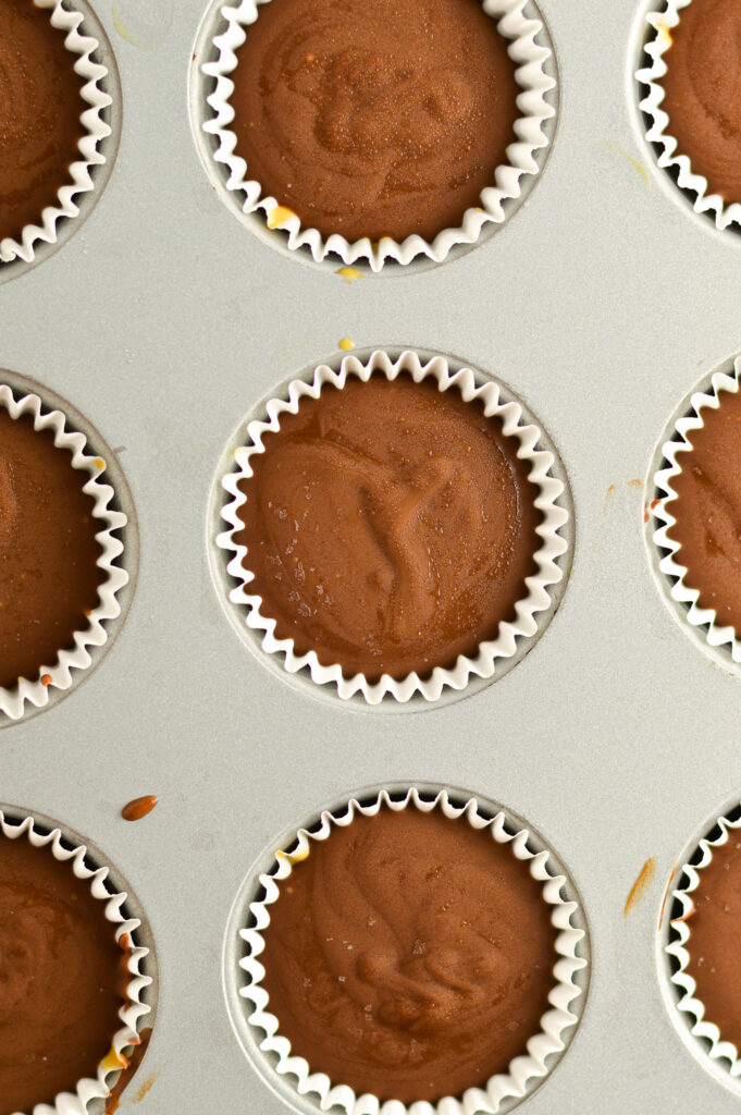 Mini Peanut Butter Nutella Cups