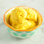 Vegan No Churn Mango Ice Cream