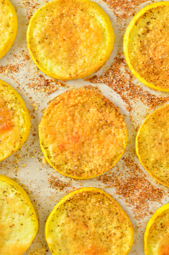 Baked Parmesan Summer Squash