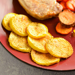 Baked Parmesan Summer Squash