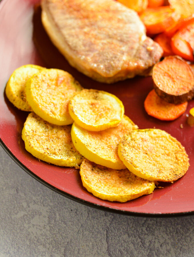 Baked Parmesan Summer Squash