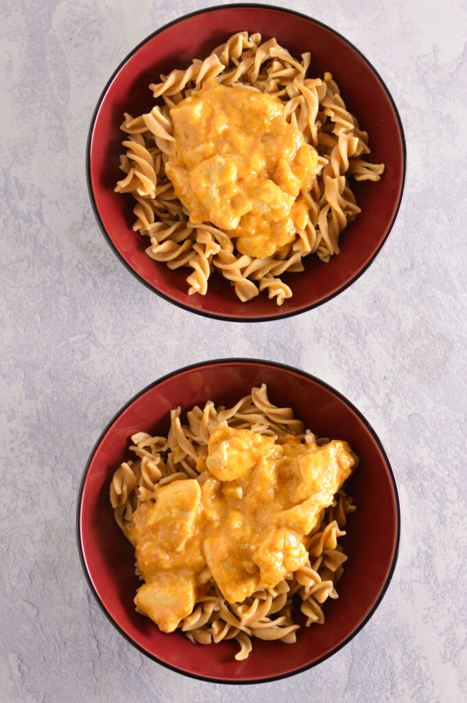 Chicken Pasta with Greek Yogurt Sauce