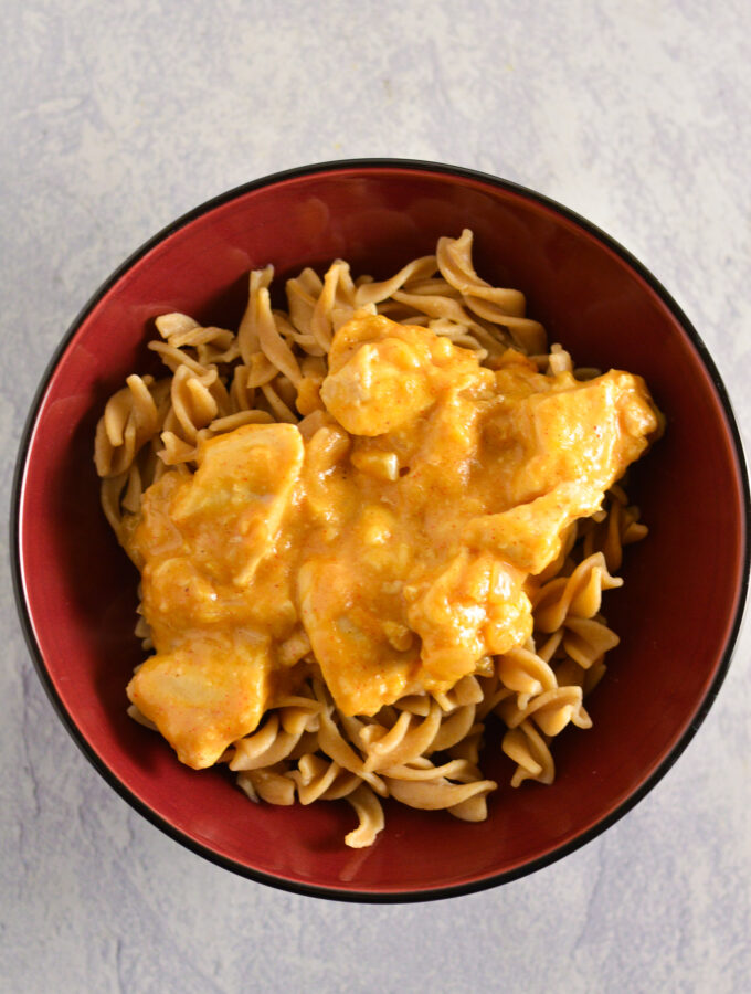 Chicken Pasta with Greek Yogurt Sauce