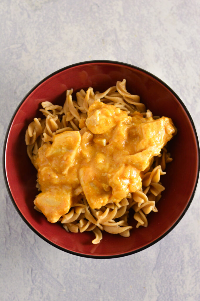 Chicken Pasta with Greek Yogurt Sauce