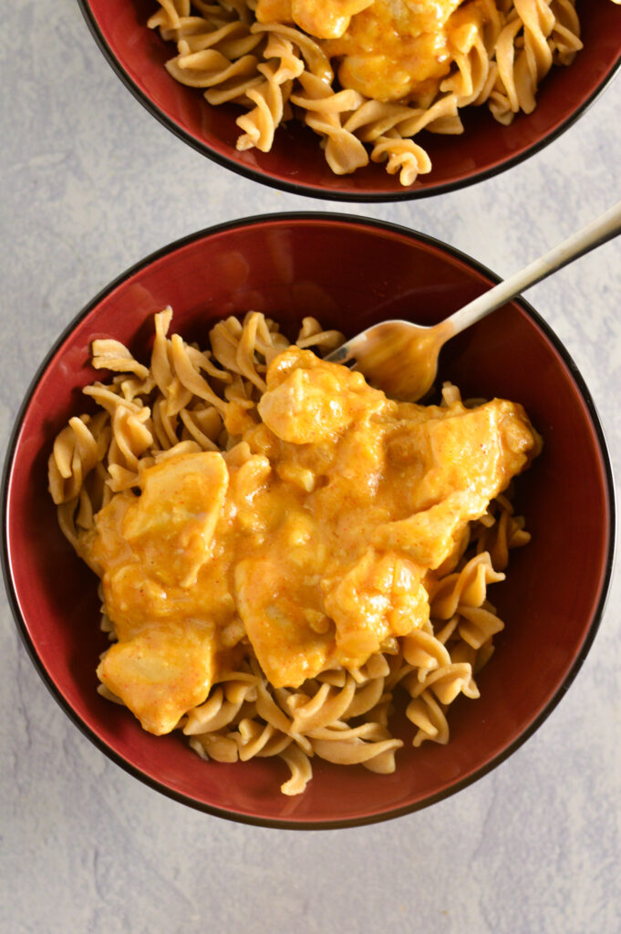 Chicken Pasta with Greek Yogurt Sauce