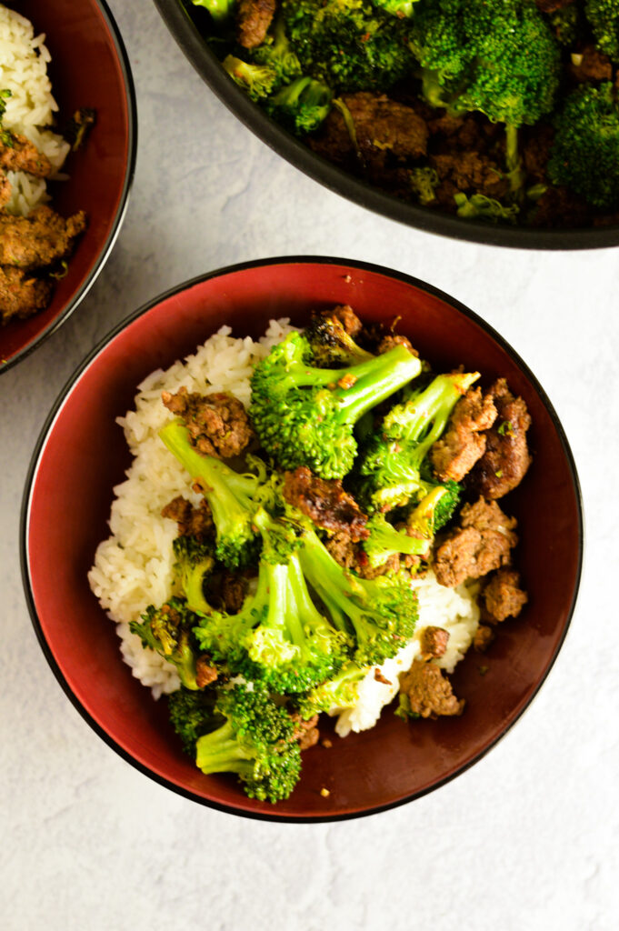 Ground Beef and Broccoli