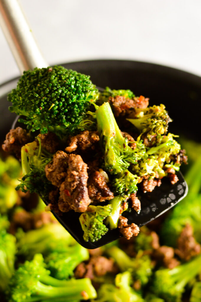 Ground Beef and Broccoli