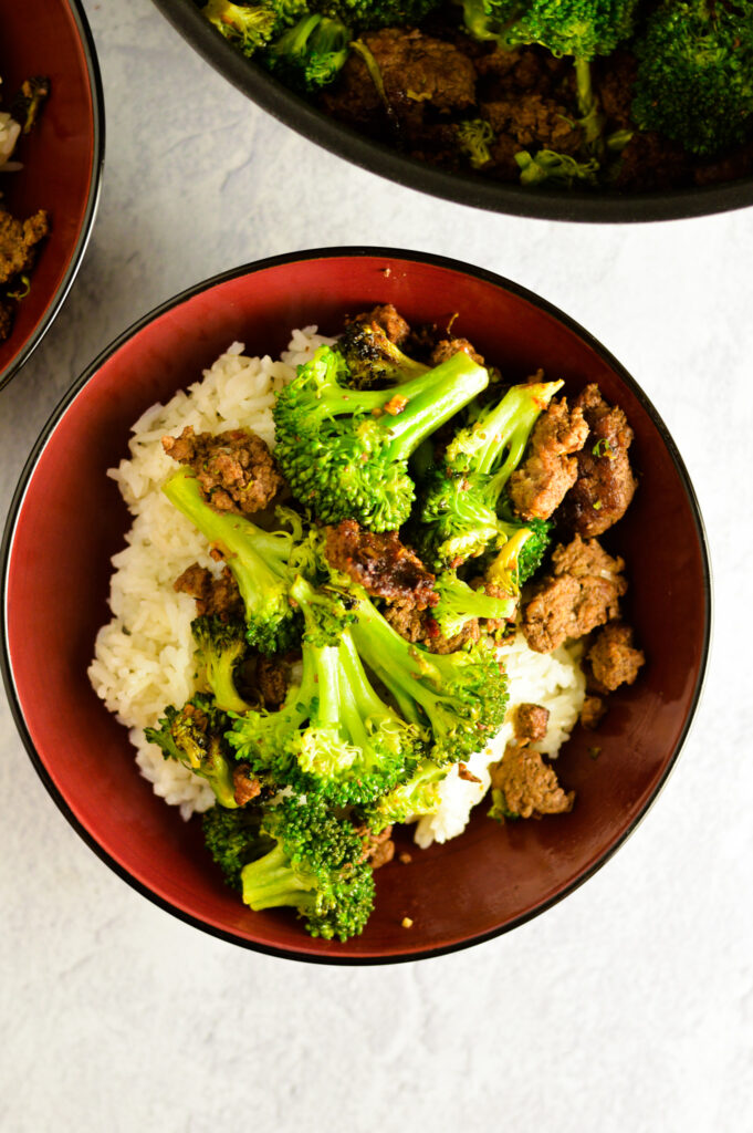 Ground Beef and Broccoli