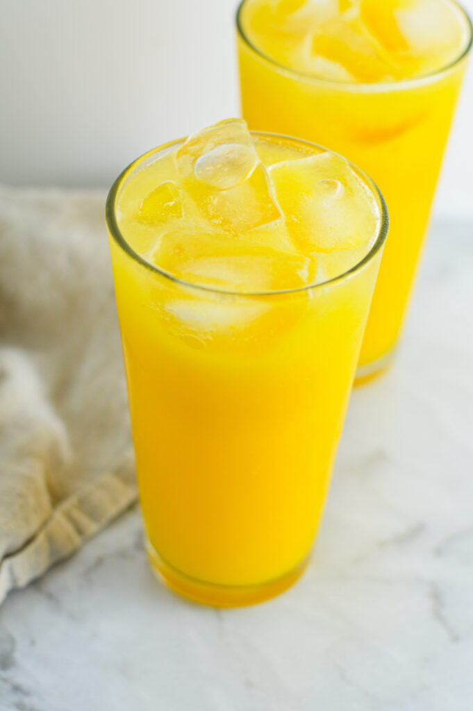 Mango Coconut Vodka Cocktail