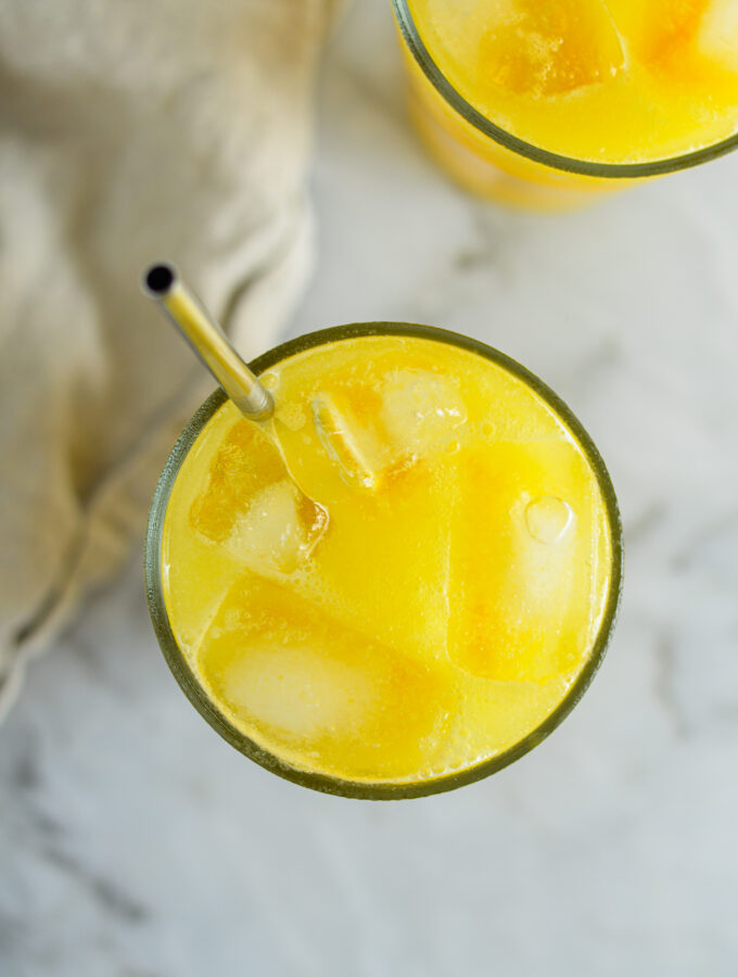 Mango Coconut Vodka Cocktail