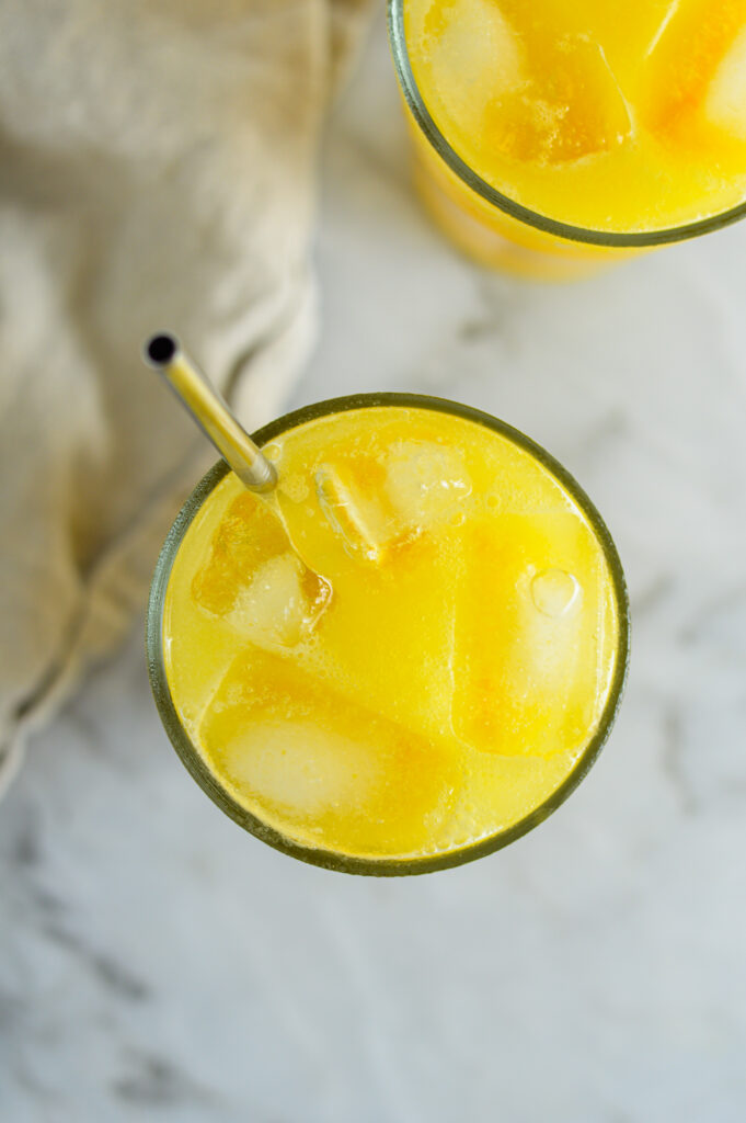 Mango Coconut Vodka Cocktail