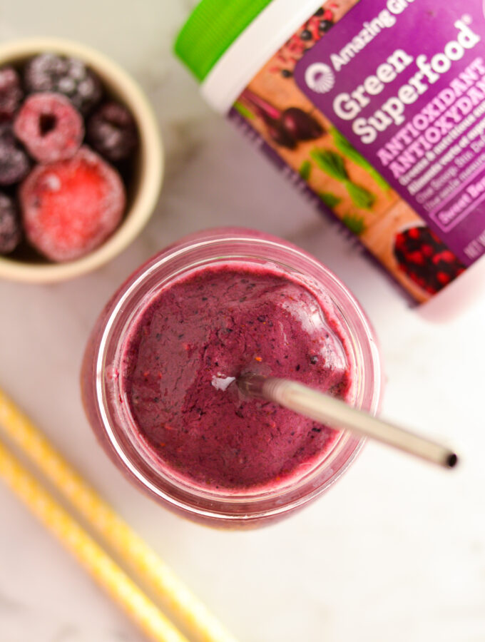 Berry Superfood Protein Smoothie