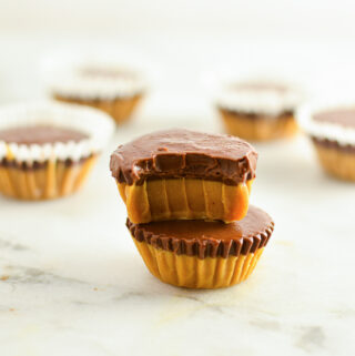 Mini Peanut Butter Nutella Cups