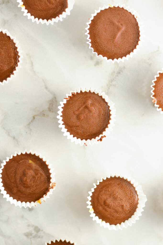 Mini Peanut Butter Nutella Cups