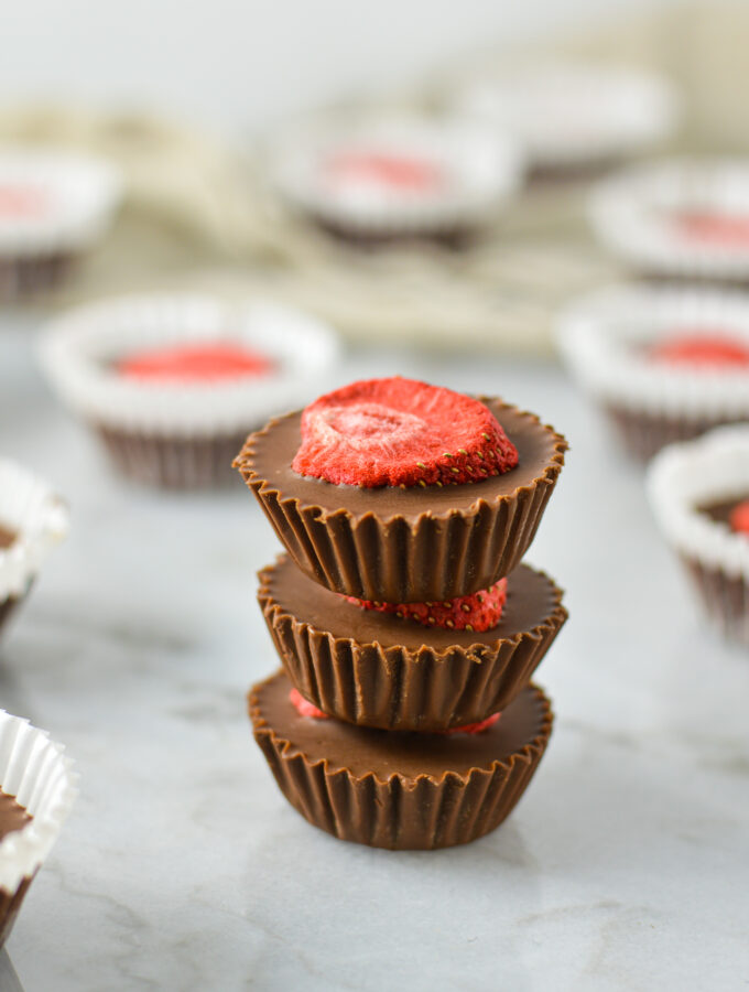 Mini Strawberry Nutella Cups