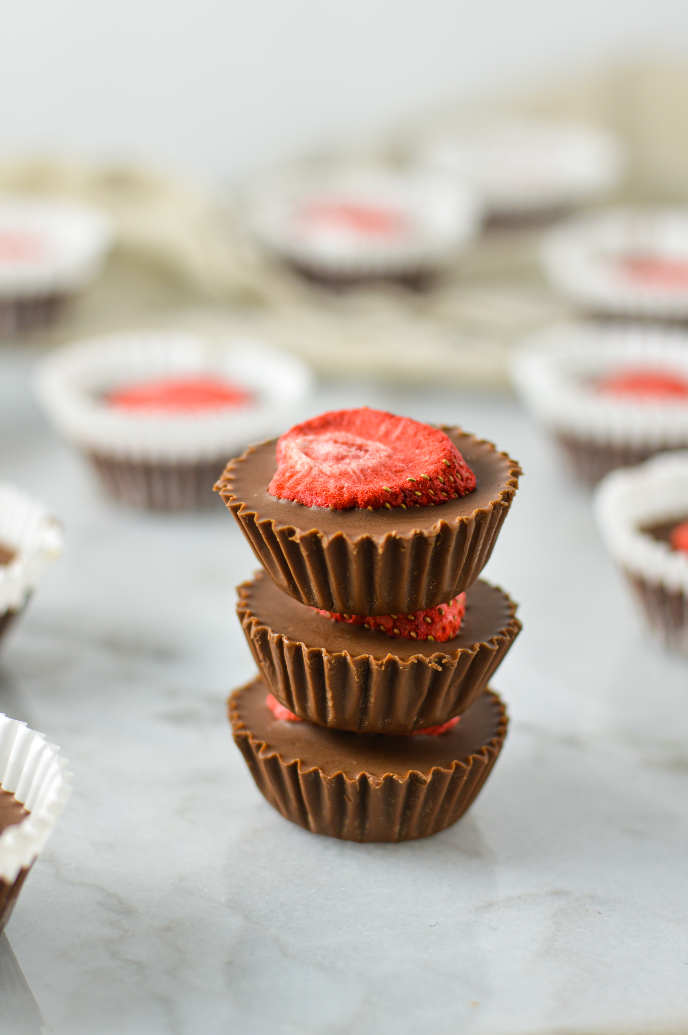 Mini Strawberry Nutella Cups