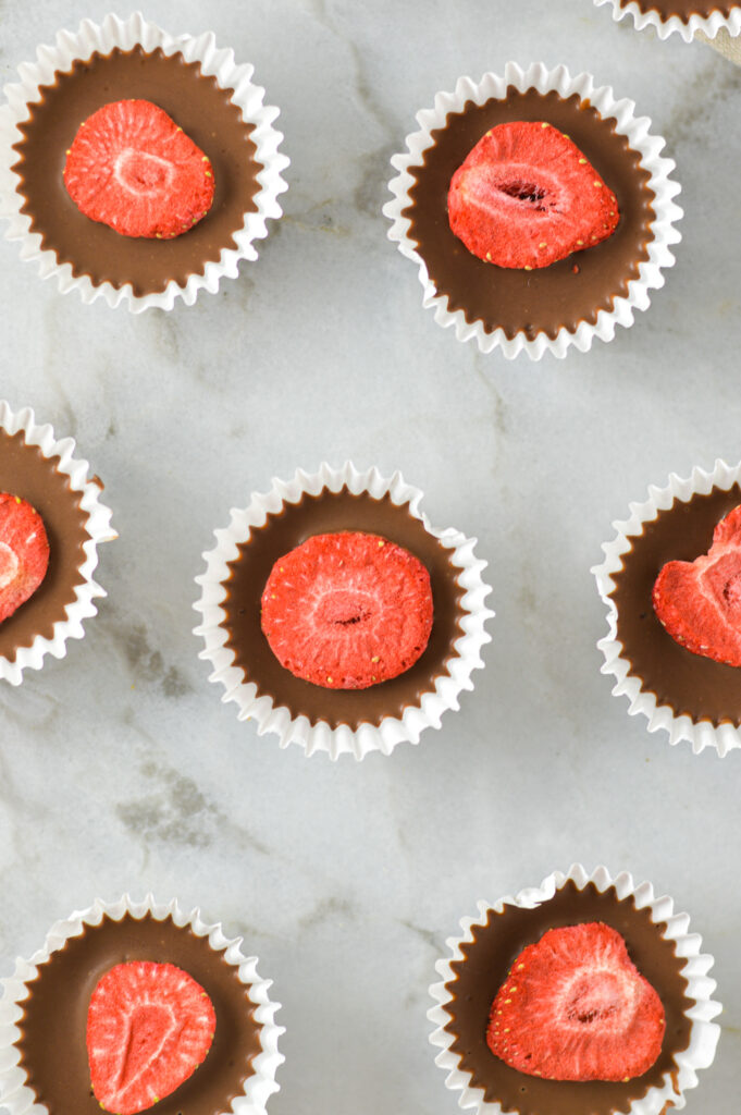 Mini Strawberry Nutella Cups