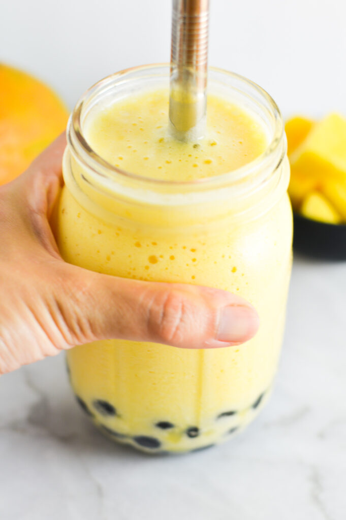 Fresh Mango Bubble Tea