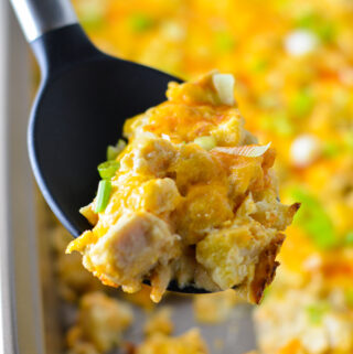 Spicy Chicken and Cauliflower Casserole