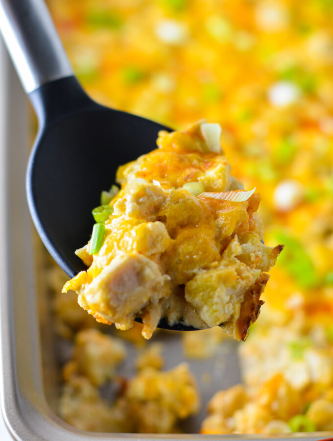 Spicy Chicken and Cauliflower Casserole