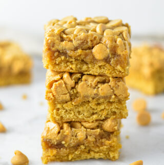 Brown Butter Peanut Butter Blondies